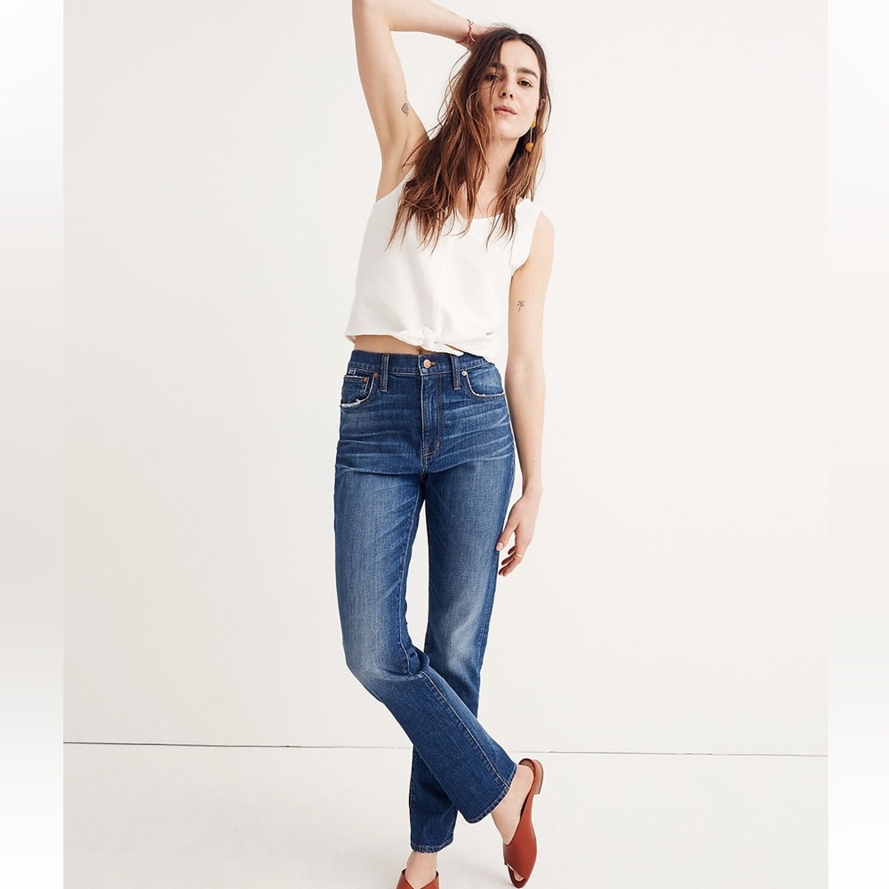 Madewell The High-Rise Slim Boyjean Size 25